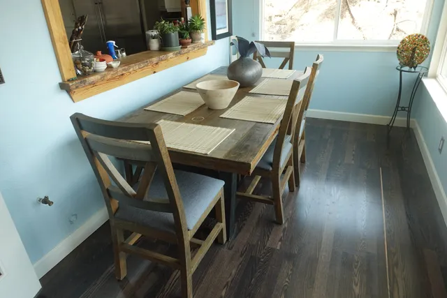 The dining room at the residence